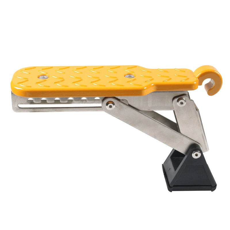 Car - Gold Adjustable Foldable Roof Rack Door Step Stand Pedal