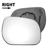 Toyota Verso Right Side White Mirror Glass w/ Back (2009-2012)