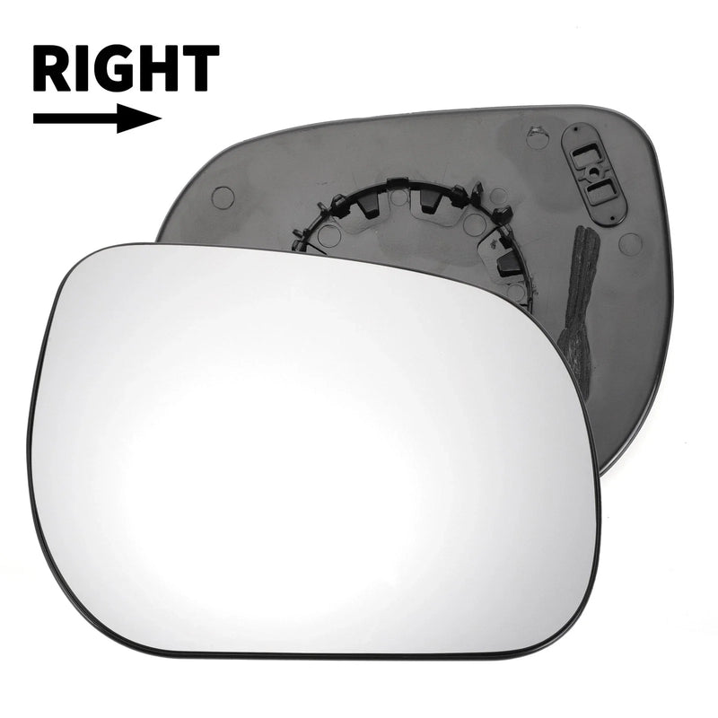 Toyota Verso Right Side White Mirror Glass w/ Back (2009-2012)