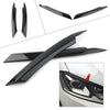 VW Passat B7 Glossy Black Headlight Lamp Cover Eyelid Trim (2010-2014)