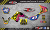 Suzuki JR 50 Neon Style Stickers Decals Graphics Custom Graphic Kit