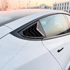 Tesla Model 3 Gloss Black Rear Window Louver Shutter Cover Trim
