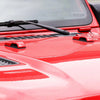 Jeep Wrangler JL Gladiator JT Red Engine Hood Hinge Covers (2018-2023)
