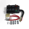 Car Truck Boat 6 Way 12V Waterproof Fuse & Relay Box w/ Pre-Wires