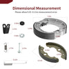 Honda Rancher 400 TRX400FA / FGA Front & Rear Brake Shoes Kit (2004–2007)