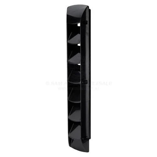 Boat / Caravan / Camper Large 6 Louvre Vent 87mm x 460mm Black ABS
