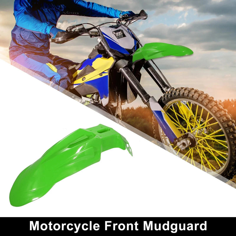 Motorcycle Motocross Off Road Green Front Fender Dirt Bike Mudguard
