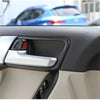 Toyota Land Cruiser Prado 4 x ABS Silver Interior Door Handle Covers (2010-2018)