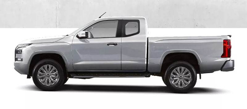 Mitsubishi L200 Triton 2 x Door Handle Bowl Cup Covers Chrome (2024-2025)