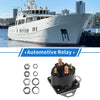 Set Marine Solenoid Relay 12V 4-Terminal Durable Plastic Metal Black