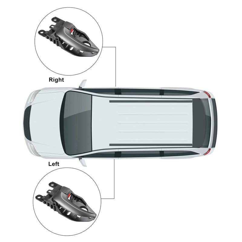 Hyundai Elantra 2 x Left Right Interior Door Handles (2011-2016)