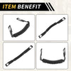 Jeep Wrangler (2018-2023) - Oxford Cloth Black 2 x Roll Bar Grab Handles