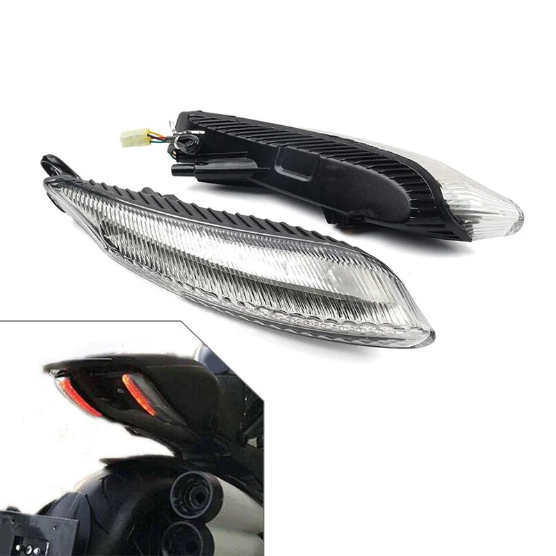 Ducati Diavel 2011-2015 Clear LED Integrated Tail Light Turn Signal