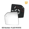 Ford F-150 Heated Left Driver Side Rearview Mirror Glass (2015-2023)