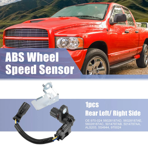 Dodge Ram 1500 1998-2005 ABS Wheel Speed Sensor (2 x)