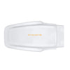 Honda XR200R White Rear Fender Mud Guard (1986–2002)