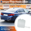 BMW 530i 530e 540i M5 White Tow Hook Cover