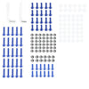 F2 158 Piece Blue Aluminium Fairing Screw Trim Bolts Set