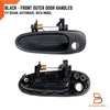 Toyota Corolla AE100 AE101 AE102 Black Front Outer Door Handles (92-98)