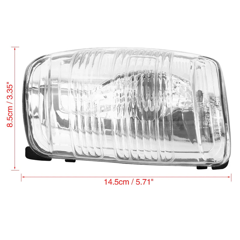 Ford Transit MK8 Left Door Wing Mirror Indicator Lens Cover (14-19)
