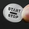 Jaguar XF Aluminum Alloy Silver Start Stop Button Cover (2008-2015)