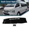 Toyota Hiace (2004-2024) - Black 1 Set Dashboard Cover Mat
