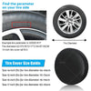 Universal Tire Diameter 80-83cm 17" Spare Wheel Cover (32")