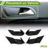 BMW 5 Series 530i Interior Door Handle Bowl Cover Trim 4 x ABS (2024-2025)
