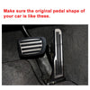 Cadillac ATS ATS-V ATS-L CT6 CT5 Stainless Steel Brake Gas Pedal Covers