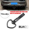 Car, Subway, Train, Bus - Heart Black Tsurikawa Ring Handle Strap