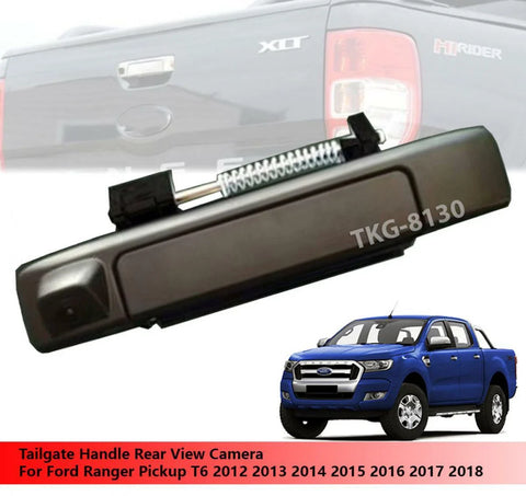 Ford Ranger Px Black Tailgate Handle with Camera (2012-2018)