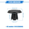 Honda Automotive Clips 30 Pcs Fender Liner Clips