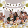 Birthday Wedding Party Decor Gold White Balloon Garland Arch Set
