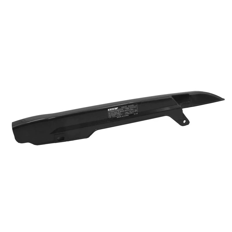 WY125 Black Plastic Chrome Chain Guard Cover