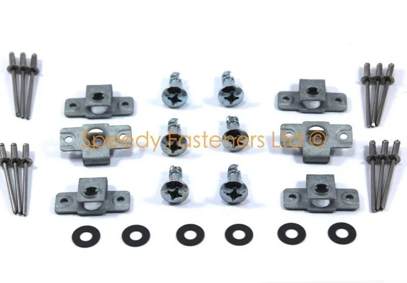 Moto Carenado Dzus Fijaciones Plata Posi Cabeza 17mm x6