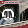 Ford Taurus (2010-2020) Black 6 Pcs Door Pillar Window Trim