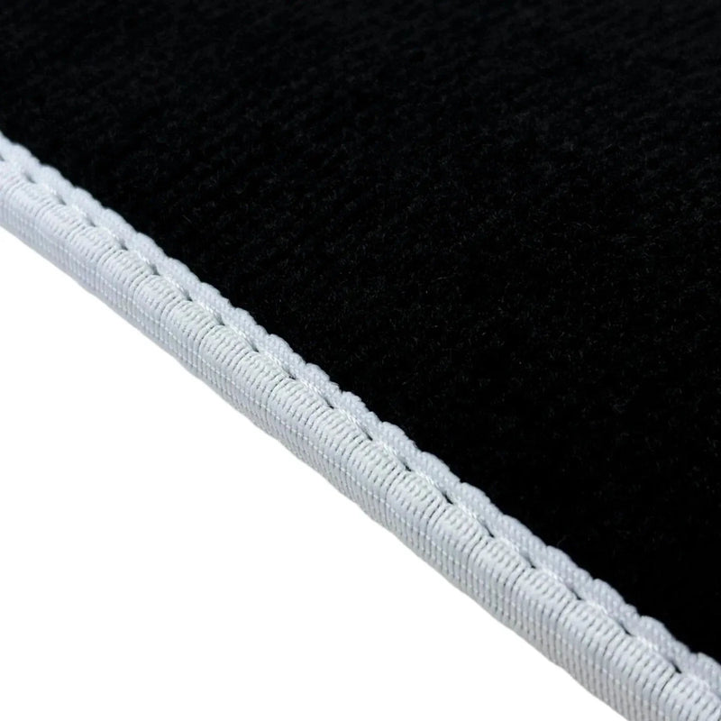 BMW 4 Series F36 Gran Coupe (2014-2021) White Trim Black Floor Mats
