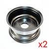 Quad Dirt Bike ATV Black 10" Front Wheel Rims (66mm Hole, 4 Stud)