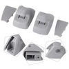Chevrolet Cruze, Spark, Buick Verano Gray Sun Visor Hook Clips (2011-2016)