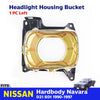 Headlight Housing Bucket Trim Left Fits Nissan Hardbody D21 BDI Pickup 1990-97