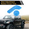 Jeep Gladiator JT (2018-2024) Light Blue Seat Adjustment Button Cover Trim