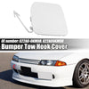 Nissan Versa Sedan (2015-2019) White Front Bumper Tow Hook Cover