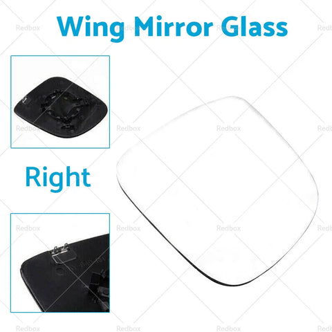 VW Amarok Heated Convex Right Side Mirror Glass (2010-2018)