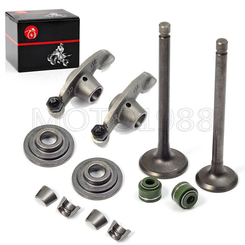 Honda XR100R XR80R Engine Intake Exhaust Valves & Rocker Arm (1986–2003)