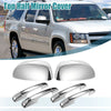 GMC Sierra 3500 Chrome Plated Half Mirror Covers Handle Cover