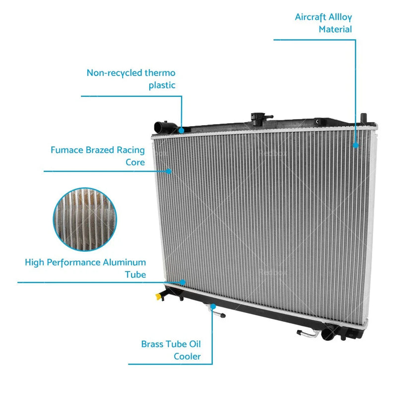 Mitsubishi Pajero NM NP NS NT 3.0 3.5 3.8 Petrol 26MM Radiator (2000-)