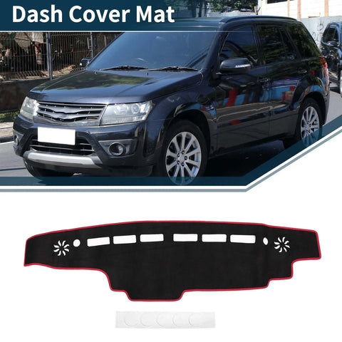 Suzuki Every DA17W DA17V (2015-2023) - Black Red Dash Cover Mat