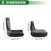 Honda Odyssey Mud Flaps Splash Guards Front & Rear (2005-2008)
