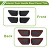 Nissan Rogue (2021-2025) Black Interior Door Handle Bowl Cover Trim