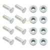 Polaris Ranger 425 500 700 EV 8 x Front Wheel Studs & Nut